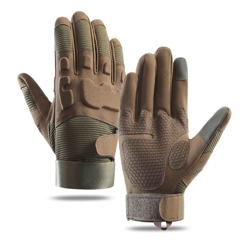 Outdoor gloves half finger non-slip wear-resistant tactical gloves full finger touch screen sports riding protection