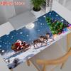Merry Christmas Mouse Pad Lockedge Large Gaming Accessories Computer Gamer Keyboard Mouse Mat Desk Mousepad For Christmas Gifts