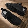 British Style Outdoor Men Casual Shoes Rotating Button Fashion Motorcycle Shoes Versatile Men Work Shoes Comfortable Sport Shoes