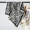 70CM New Leopard Print Square Scarf Women's Imitation Silk Scarf Casual Versatile Decoration Small Neck Scarf Hijab