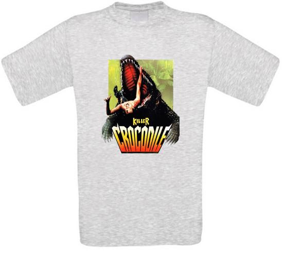 Killer Crocodile Killer Alligator Horror Cult Movie T-Shirt All Sizes M