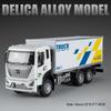 1:32 Scale Concrete Mixer Trucks Toys Models Cars Wheel Pull Back Miniature Model Container Transport Vehicles Educational Toys