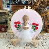 1pc Twin Flower Pattern DIY Embroidery Kit for Beginners
