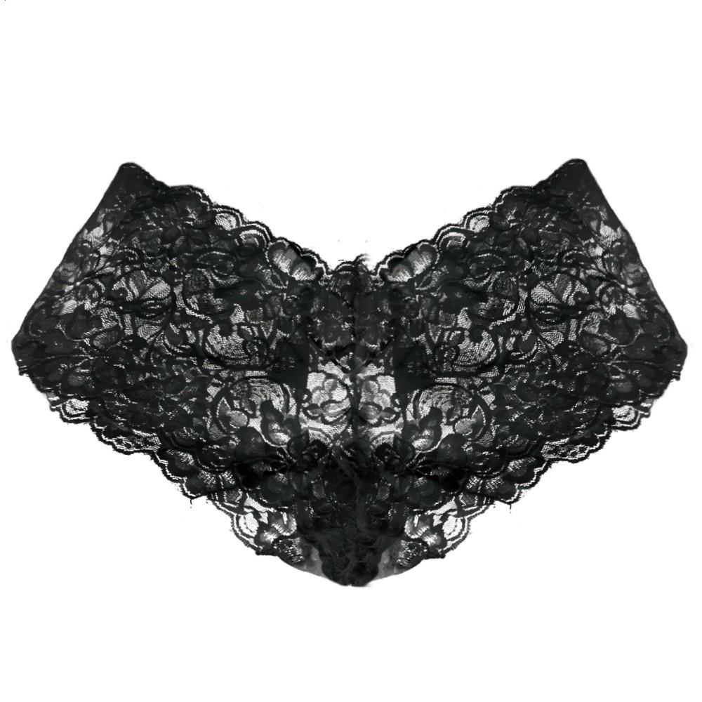 G-string Underwear Underpants Panties Ladies Lace See through High rise