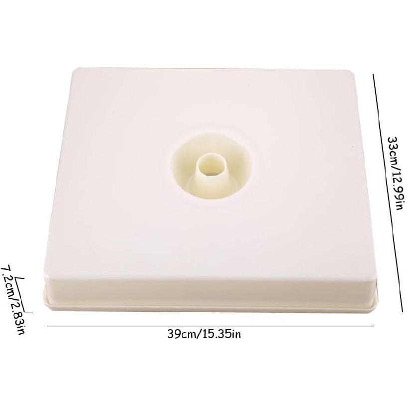 Bee Feeder Hive Top Beehive Water Feeding Beekeeping Supplies Beekeeper Tool Garden Farm Ranch,Plastic 4L Capacitry