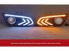 LED Daytime Running Lights & Front Fog Light Frame for 15-18 Ford Escort