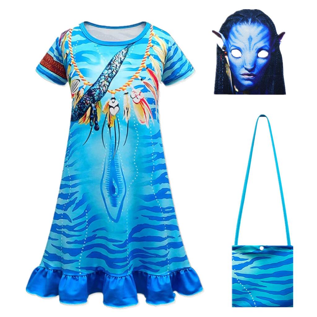 Movie stage suit print avatar with tail armor superhero suit, tights