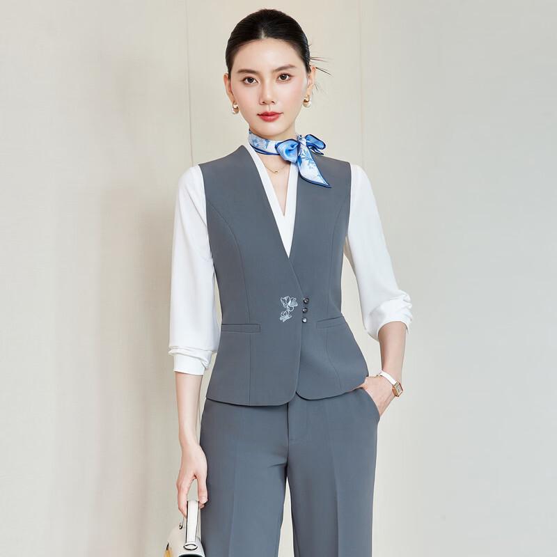 Women's New Chinese Style Professional 4-Piece Business Suit