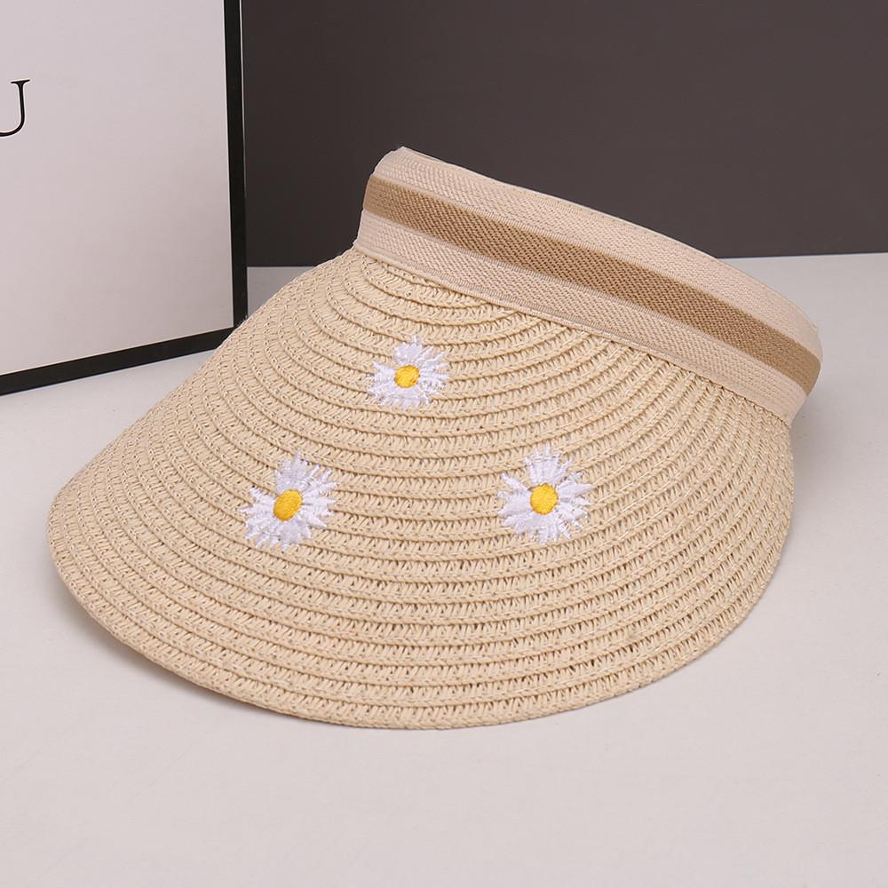 

Womens Summer Open Top Sun Hat With Breathable Polyester Material For Beach And Outdoor Activities Style A