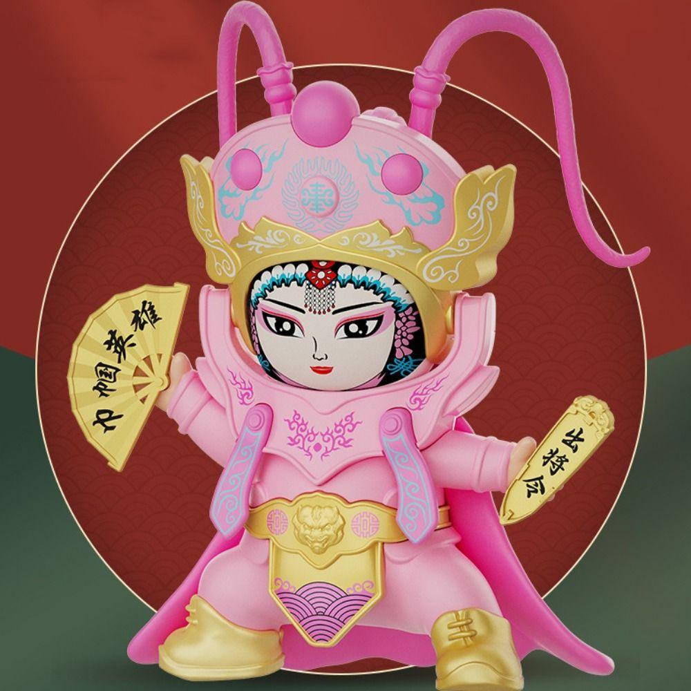 PVC Sichuan Face Change Doll Sichuan Opera Face Changing Figurine  Home School Travel