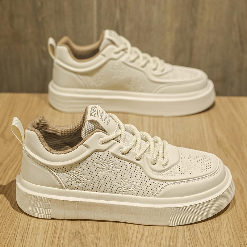 

Мужская повседневная обувь Four Seasons Fashion Students, удобные кроссовки для мальчиков, трендовая обувь с мягкой подошвой и дышащими свойствами 44 бежевый