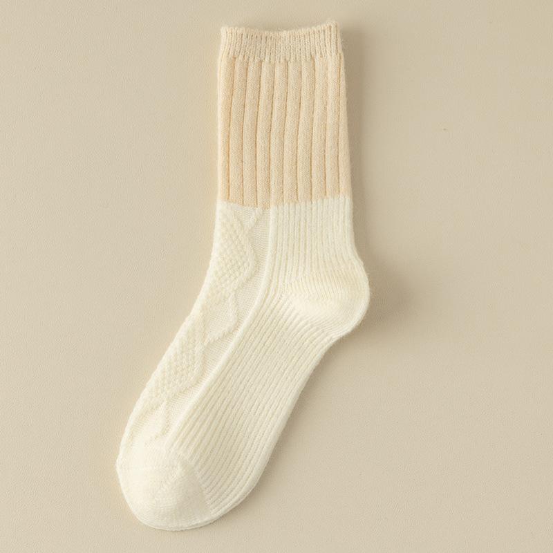 5 Pairs of Women Winter Warm Anti Pilling Tube Stack Socks