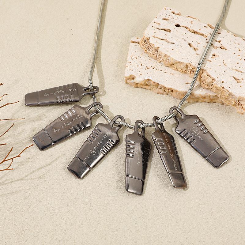 Death Stranding Qpid Necklace Metal Pendant Chain Choker Collares Charm Gift For Sam Norman Reedus Game Fans Jewelry