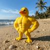 Defined Legs Muscle Duck Statue 3D Printed Muscular Duck Statue  Table Ornaments