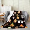Feelyou Fried Chicken Nugget Plush Throw Blanket Twin x Kids Cute Dino Flannel Fleece Blanket for Boys Teens Dinosaur All Season