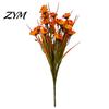 Easy Care Fake Plants Fall Artificial Flower with Eucalyptus Leaf, Lifelike Faux Plants, Decorative UV Resistant for Autumn Thanksgiving Harvest