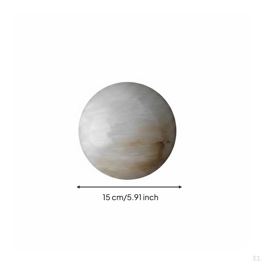 Marble Wall Sconce Artistic RockTextured Indoor Use Home Lighting for Living Room,
