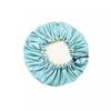 Waterproof Bath Hat Women Shower Cap Elastic Reusable Bath Hat Bathroom Double Layers Hair Cover Women Bathroom Accessories
