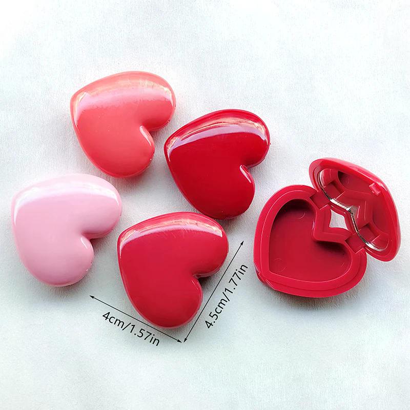Love Lipstick Eye Shadow Powder Blusher DIY Subpackage Pressure Plate With Aluminum Disk Empty Lipstick Box Cosmetic Packaging