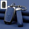 Zinc Alloy Leather Car Key Cover Housing Key Fob For Toyota Prius Camry Corolla C-Hr Chr Rav4 Land Cruiser Prado Key Fob