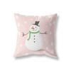 Home Decoration Christmas Theme Printing Pattern Polyester Cushion Cover Home Living Room Sofa Decoration Pillow Pillow Cover