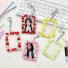 Fruit Card Holder Protective Acrylic Card Holder Card Holder Pendant Creative For Idol Photos Transportation Cards Gifts