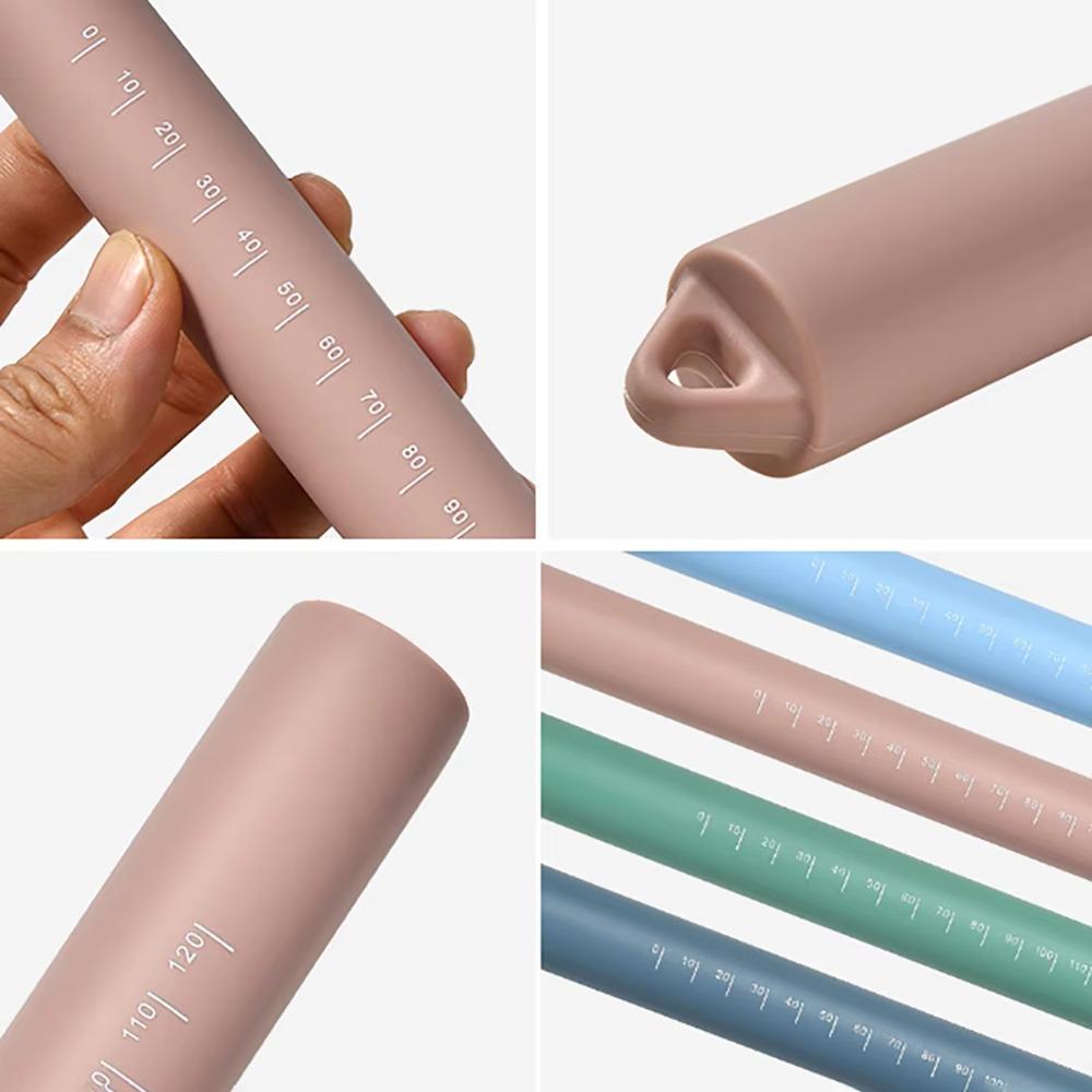 Food Grade Silicone Rolling Pin Non-Stick Flour Roller Baking Tool Baking Roller Pizza