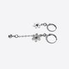 Rush Off Surgical Steel Asymmetrical Flower Earrings