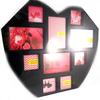 Les Trésors De Lily [N4189] - Photo Collage 'Love' Black (10 Photos) - 46x45 Cm
