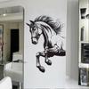 Realistic Horse Wall Sticker Kids Room Bedroom Background Decoration Self-Adhesive Home Decor Wall Art
