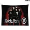 Tokio Hotel Wall Tapestry Aesthetic Wall Hanging Printed Fabric Blanket Decorative Tapestries for Bedroom Living Room Home Decor