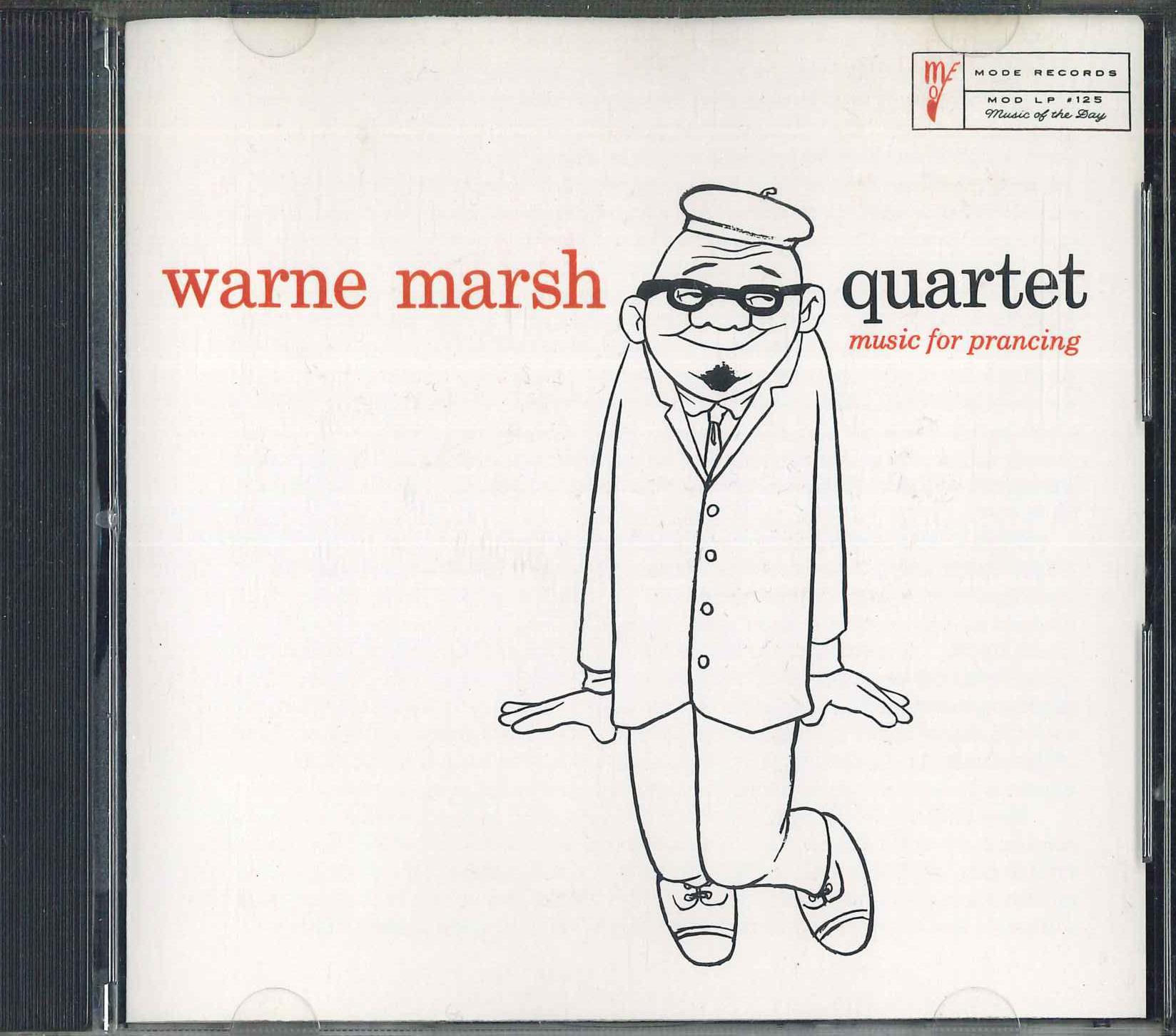 

CD WARNE MARSH QUARTET Music For Prancing MODE125 V.S.O.P. RECOR 1992 US Jazz Used