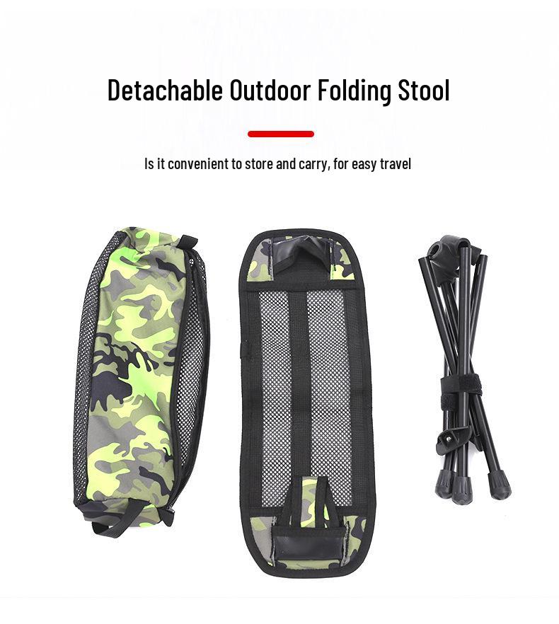 Ultra-Light Foldable Outdoor Camping Stool - Portable & Compact for Fishing, Picnic & Leisure