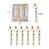 Gold Candy Cane Pine Cones Candy Cane Decorations Hanging Christmas Tree Mint Christmas Home Decoration New Xmas Tree Ornament