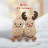 New Product Simulated Christmas Scarf Elk Peanut Doll Plush Toy Doll Cute Christmas Decoration Pendant
