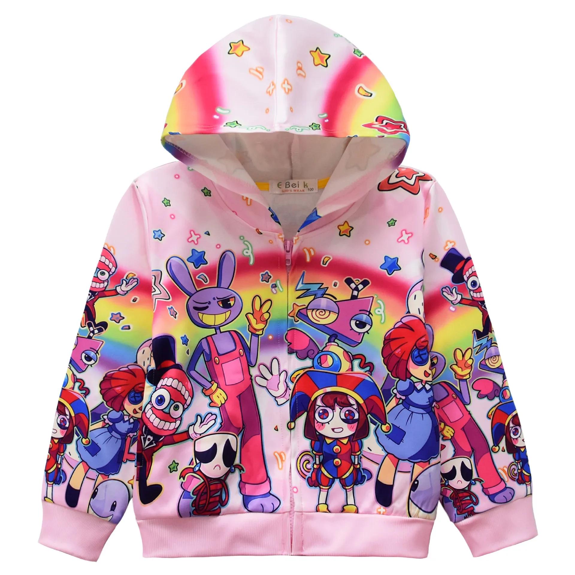 Süßigkeit 2025Kinder Erstaunlicher Digitaler Zirkus Pomni Cosplay Damen Sexy Jumpsuit Cartoon Theater Ragatha Jax Caine Kostüm Chris kids-150-Digital Cir gray