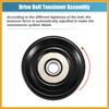 Drive Belt Tensioner Assembly Accessory Idler Pulley No.8844026100 for Toyota T100 95-98 Black Metal Replacement