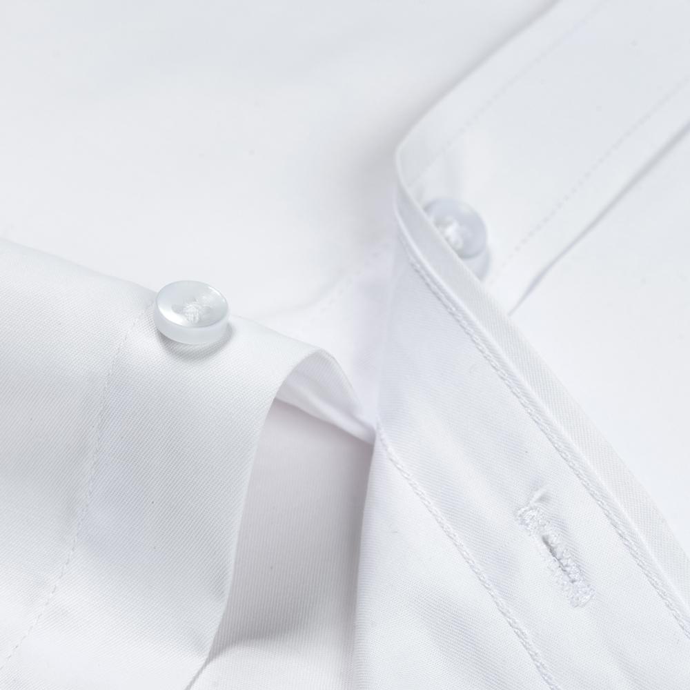 Pánská košile s dlouhým rukávem s mao límcem (Mandarinský límec) Košile s jednou náprsní kapsou Smart Casual Regular-fit Business Office Pánské oblečení