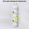 Caterpillar Interactive Cat Toy Motion Activated Teasing Cat Toy Rechargeable Automatic Cat Toy for Indoor Cats Plastic Toys