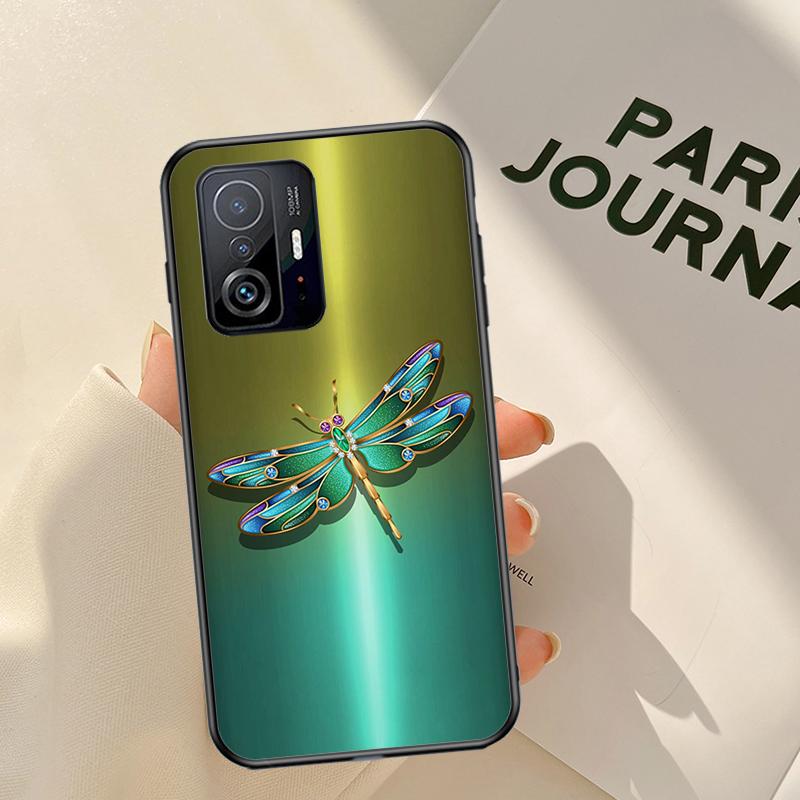 Dragonfly Animal Art Case For POCO X4 Pro X3 GT F1 F3 M3 M4 X3 Pro Phone Cover For Xiaomi 11T 12 Pro Mi 11 Lite