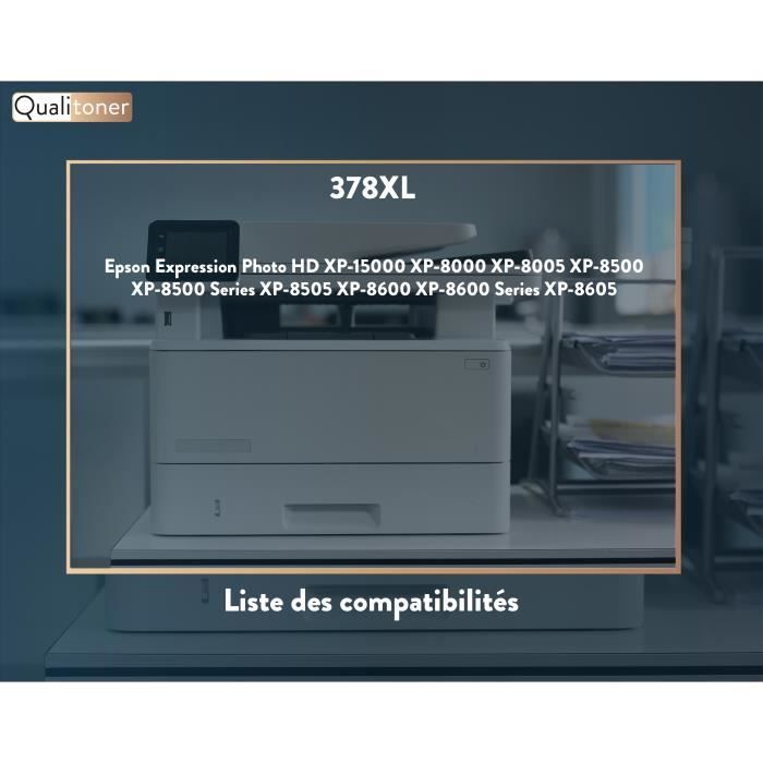 Cartouche compatible - QUALITONER - EPSON 378 XL - Light Magenta - 1 unité - Jet d'encre