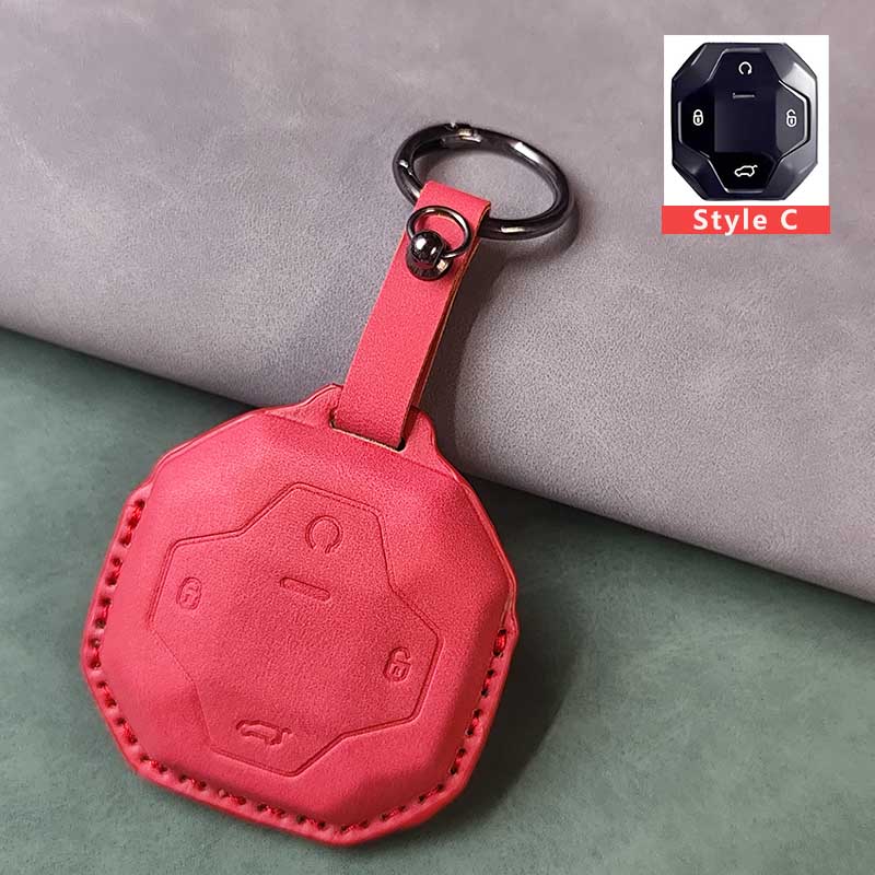 Car Key Case Bag Remote Control Protection Cover For Chery Jetour T2 Traveler Fob 4 Buttons Buckle Durable Accessories