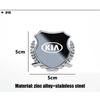 For Kia Sportage Morning Ceed Picanto Rio ProCeed Niro Stonic Optima Metal Car Sticker Mai Sui Side Logo Window Body Car Logo