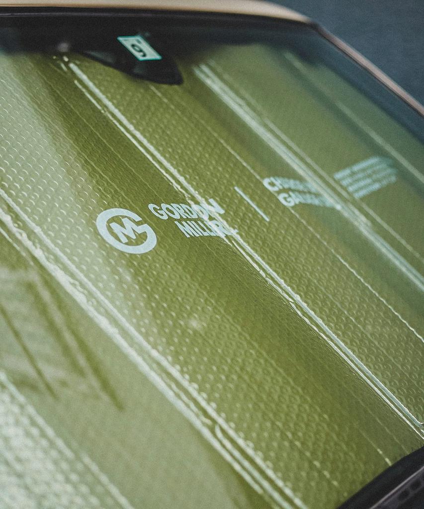 GORDON MILLER 1634688 Olive Drab Car Sun Shade Standard Size