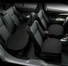 Universal Linen Car Seat Cushion Set - 5-Seater, 3-Piece, All-Season Comfort