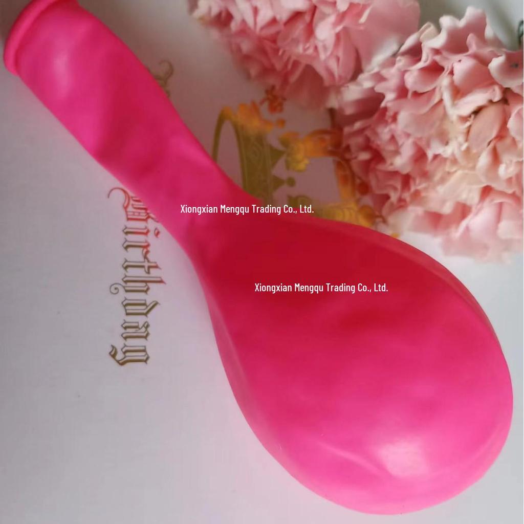 Frosted Round Balloons - 5", 10", 12" Thickened Latex for Birthday & Wedding Decorations