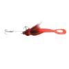 Soft Fishing Lure Artificial Rat Fork Tail Silicone Bait for Saltwater Deep Sea Fishing Orange