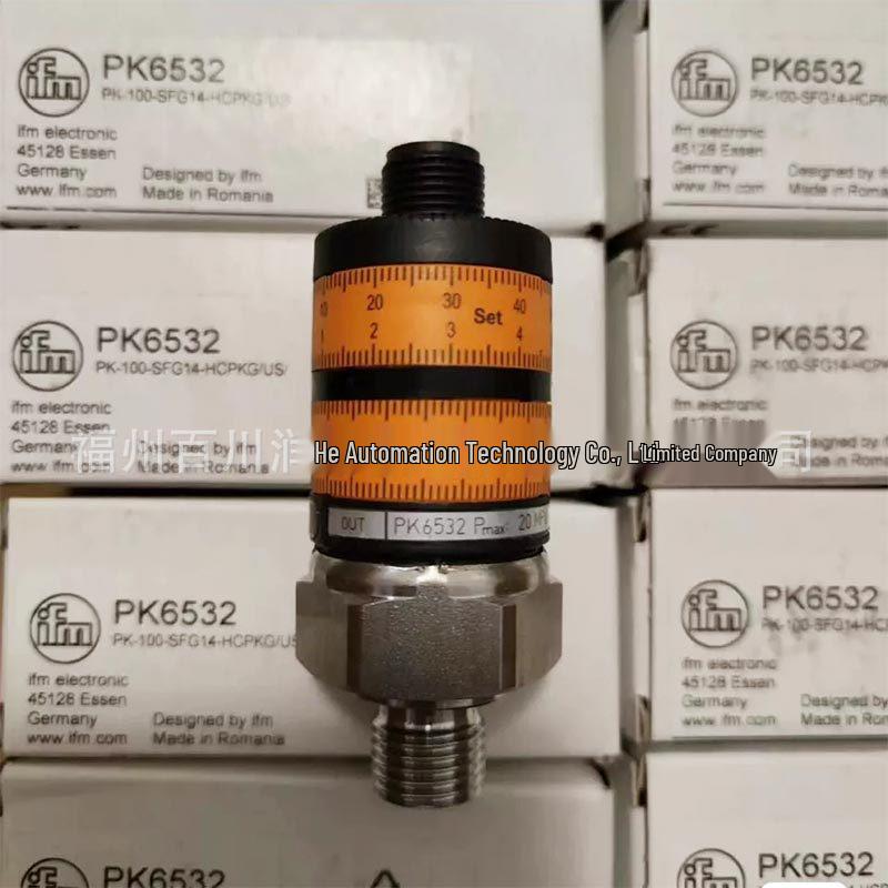 Датчик давления ifm PK6532 с интуитивной настройкой точки переключения и резьбовым соединением PK6532