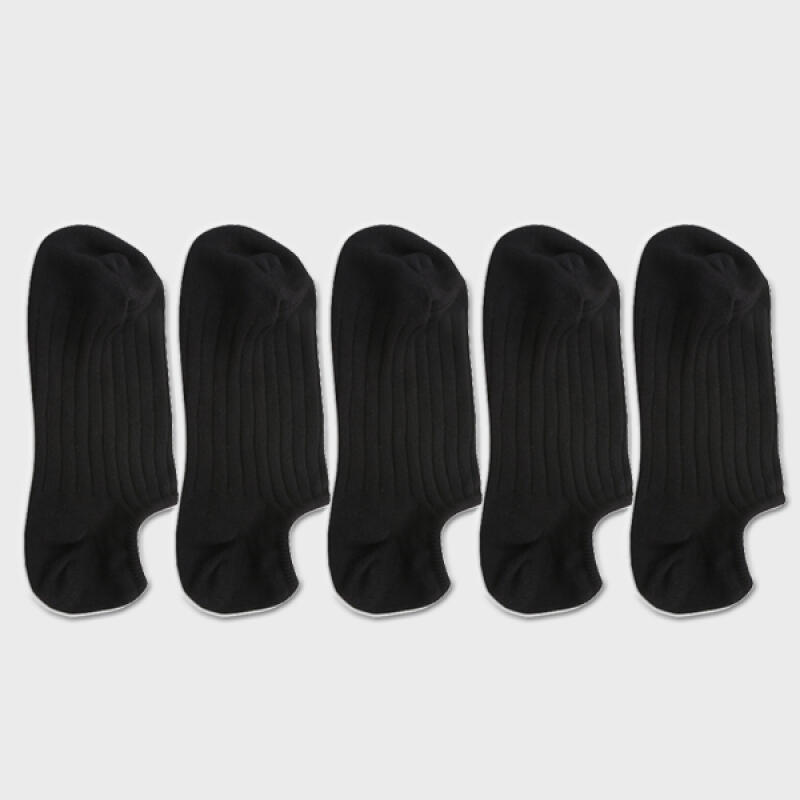 Daily Fake Socks (Black 5 SET) For men