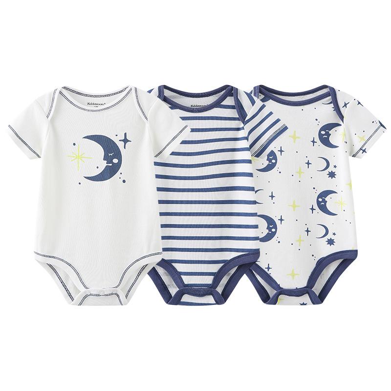 

Детская одежда, хлопковая одежда с короткими рукавами для маленьких девочек, одежда с круглым вырезом, одежда для маленьких мальчиков, комбинезоны для новорожденных, пижамная одежда, Roupas de bebe 9M